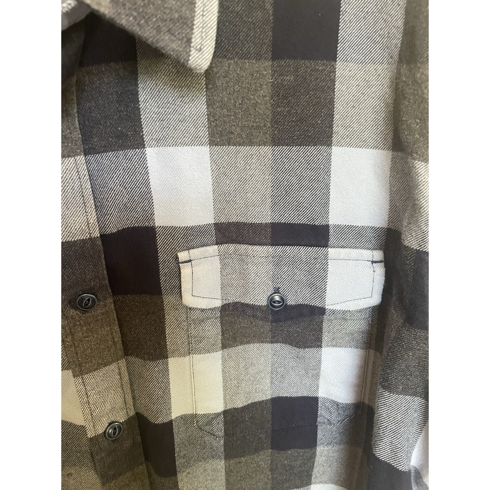 UNTUCKit Cotton Button Front Shirt XXL Blue Plaid - Picture 3 of 4